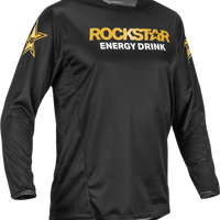 Fly Racing Kinetic Rockstar Jersey Black/gold Xl - Black/Gold / 2X-Large - Apparel Collection