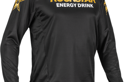 Fly Racing Kinetic Rockstar Jersey Black/gold Xl - Black/Gold / Large - Apparel Collection