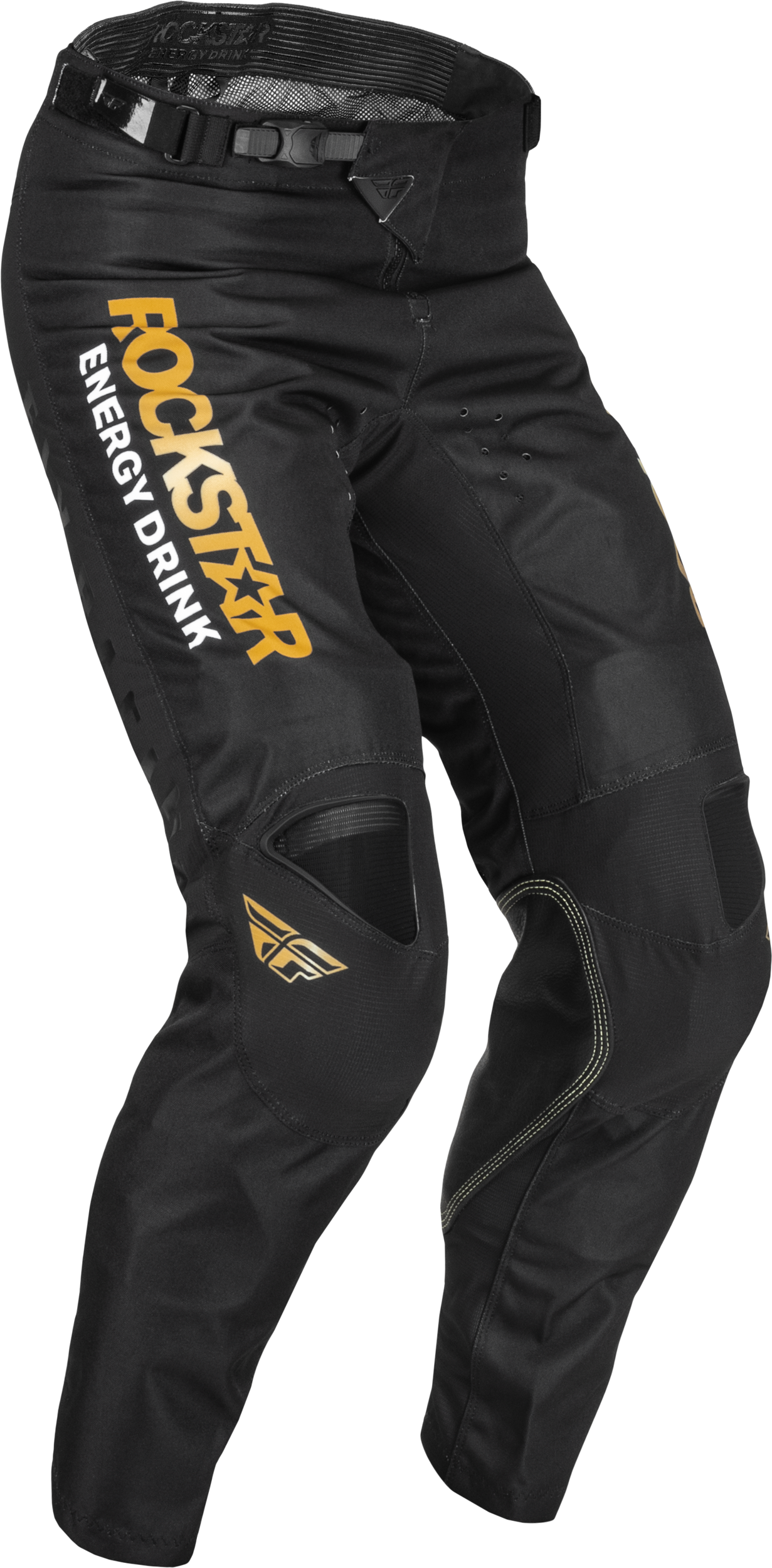 Fly Racing Kinetic Rockstar Pants Black/gold Sz 38 - Black/Gold / US 28 - Apparel Collection