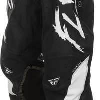 FLY RACING Kinetic Stoke Pant Ca/Ny Black/White Sz 22
