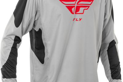 Fly Racing Kinetic Sym Jersey Ultramarine/dark Blue Xl - Light Grey/Red/Black / 2X-Large