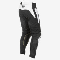 FLY RACING Kinetic Sym Pants Ca/Ny Black/White Sz 30