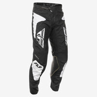 FLY RACING Kinetic Sym Pants Ca/Ny Black/White Sz 38