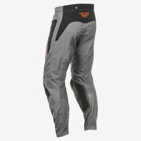 FLY RACING Kinetic Sym Pants Ca/Ny Grey/Orange/Black Sz 38