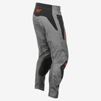 FLY RACING Kinetic Sym Pants Ca/Ny Grey/Orange/Black Sz 40