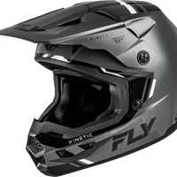 FLY RACING Kinetic Verdict Helmet Grey/Black/White Lg