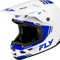 FLY RACING Kinetic Verdict Helmet White/Blue/Grey Xl