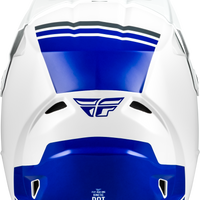 FLY RACING Kinetic Verdict Helmet White/Blue/Grey Xs