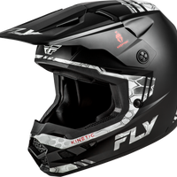 FLY RACING Kinetic Verdict Kryptek Helmet Black/Grey Sm
