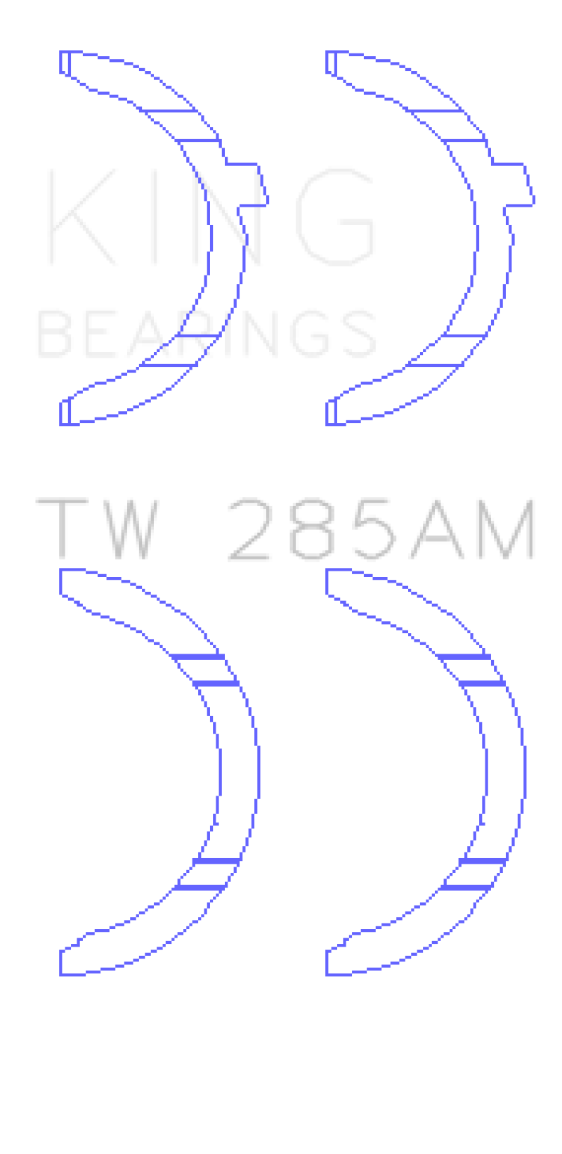 King Engine Bearings 94-01 Toyota 2.4L 2RZ-FE / 2.7L 3RZ-FE Thrust Washer Set - Components