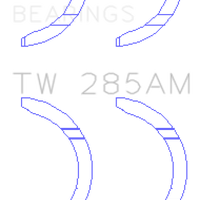King Engine Bearings 94-01 Toyota 2.4L 2RZ-FE / 2.7L 3RZ-FE Thrust Washer Set - Components