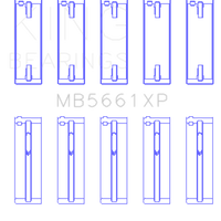 King Engine Bearings Audi/Volkswagen ADZ/AWT/APK/BHP/BPY/AKS 1.6/1.8/2.0L Crankshaft Main Bearing Set - Components