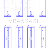King Engine Bearings Nissan VR38DETT VQ35HR VQ37HR Performance Crankshaft Main (Size + 0.25) - Components
