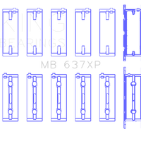 King Engine Bearings BMW S85B50A Crankshaft Main (STD) - Components