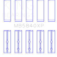 King Engine Bearings Chrysler / Dodge Gen 3 Hemi 5.7L/6.1L/6.4L (Size STDX) Crankshaft Main Bearing Set (Set of 5)