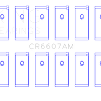 King Engine Bearings Datsun L28 (Size + .25mm) Connecting Rod Bearing Set - Components