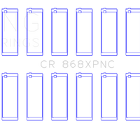 King Engine Bearings Ford 4.6L/5.4L V8 SOHC (Size STD) Performance Coated Rod Bearing Set - Components