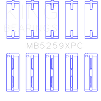 King Engine Bearings Honda A-Series/B-Series/K-Series (Size.026) pMaxKote Performance Main Bearing Set - Components