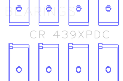 King Engine Bearings Honda B18A1/B18B1 pMaxKote Performance Rod Bearing Set - Components