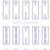 King Engine Bearings Hyundai 2.0L G4GC (Size STD) Main Bearing Set - Components