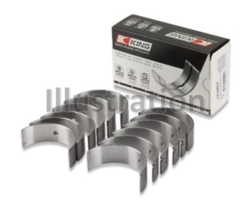 King Engine Bearings Mercedes Benz OM 642 Sputter Replacement Connecting Rod Bearing + 0.50 Oversize - Components