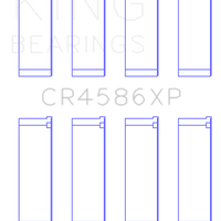 King Engine Bearings Mitsubishi 4B11T EVO X 2007 + (Size 0.25) Performance Rod Bearing Set - Components