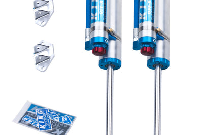 King Shocks 07-18 Jeep Wrangler JK Rear 2.5 Dia Piggy Hose Res 6in Lift w/Adjuster (Pair) - Suspension