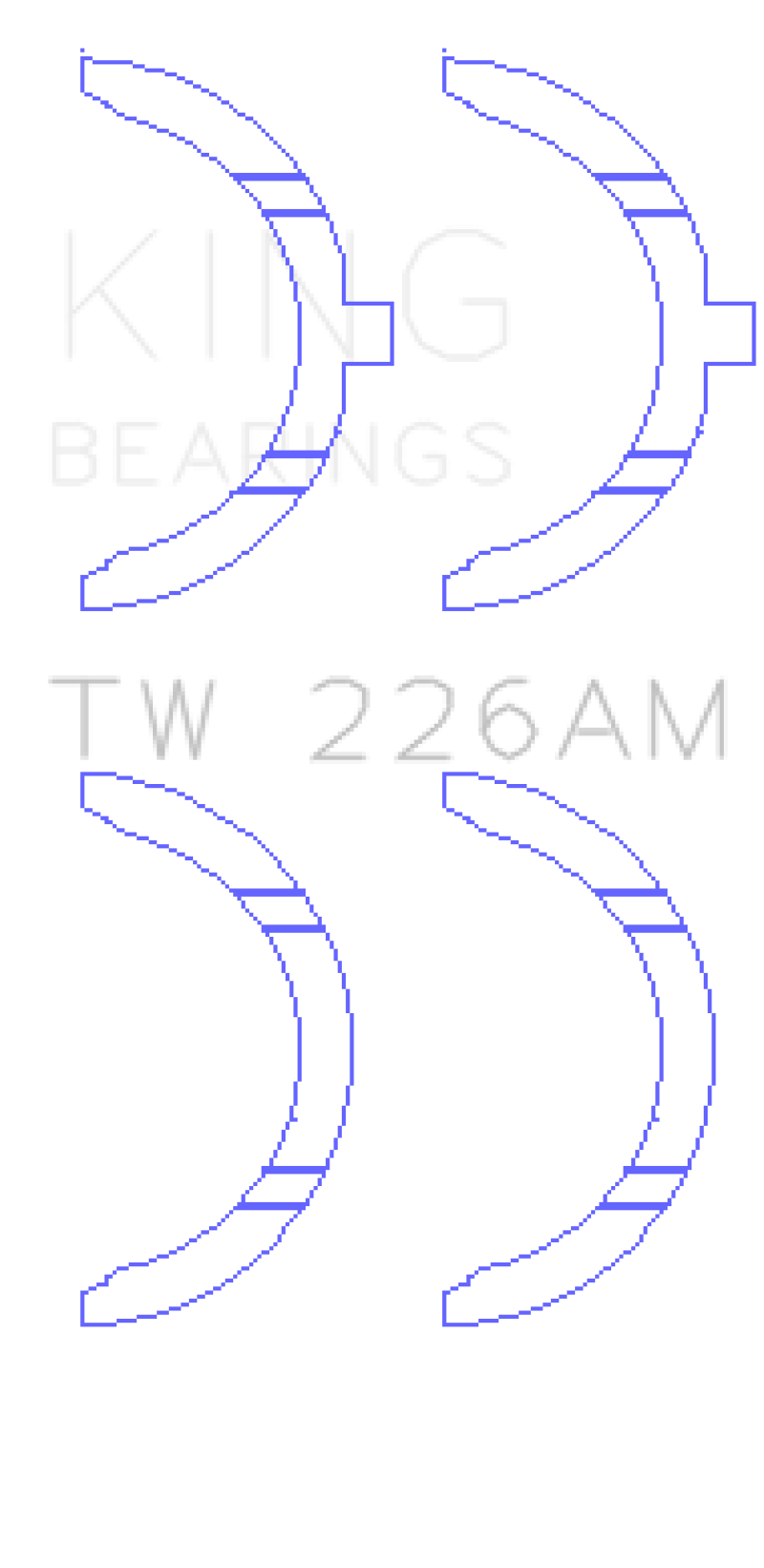 King Engine Bearings Toyota 3SGTE Thrust Washer Set - Components