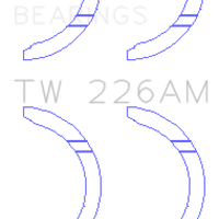 King Engine Bearings Toyota 3SGTE Thrust Washer Set - Components