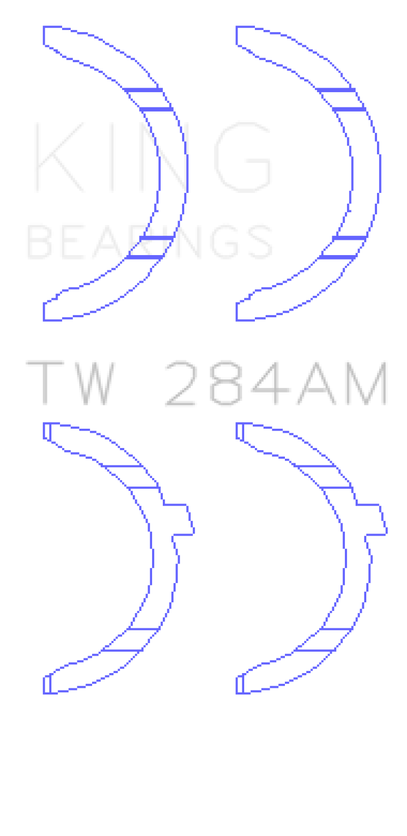 King Engine Bearings Toyota/Lexus 2JZGE/2JZGTE 3.0L Thrust Washer Set - Components