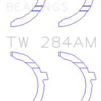 King Engine Bearings Toyota/Lexus 2JZGE/2JZGTE 3.0L Thrust Washer Set - Components