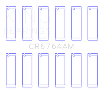 King Engine Bearings VW AES/AUE/ABV (Size STD) Connecting Rod Bearing Set (Set of 6) - Components