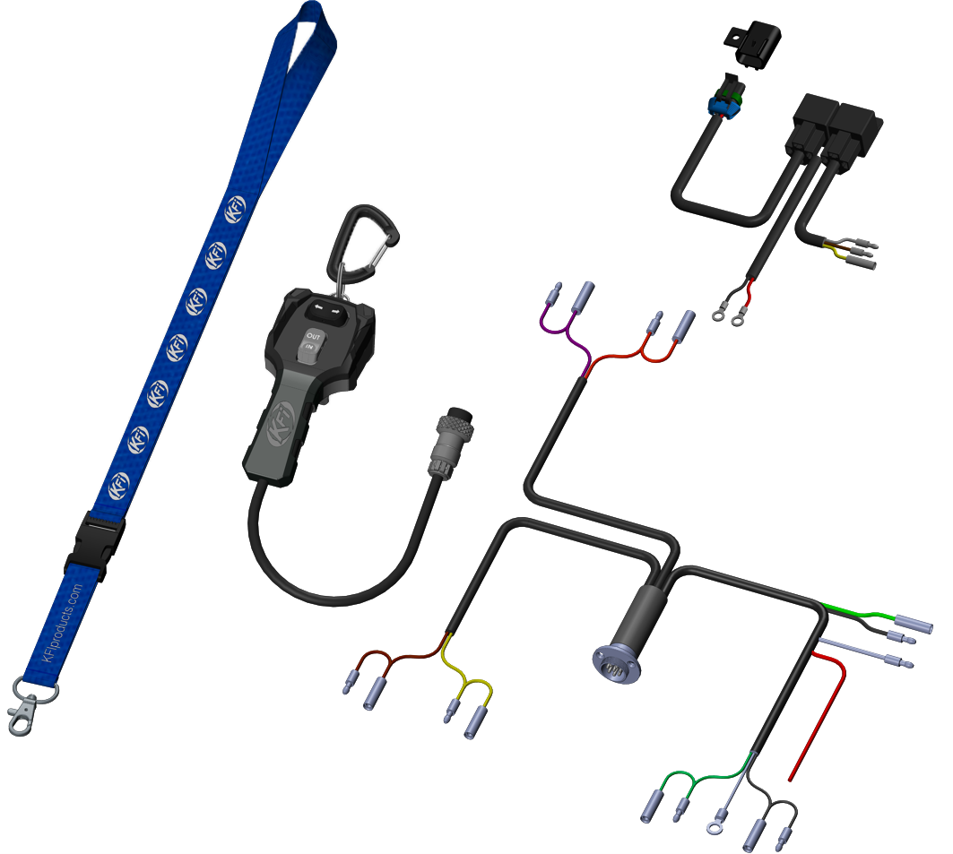KFI Kit Act Hand Remote Single Actuator And Winch