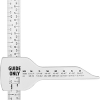 Pod Knee Brace Sizing Tool (white) - White - Apparel Collection