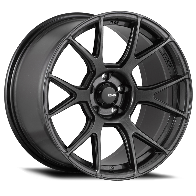 Konig Ampliform 17x8 4x100 ET45 Dark Metallic Graphite - Wheels
