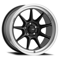 Konig Countergram 18x8.5 5x108 ET43 Matte Black / Machined Lip - Wheels