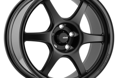 Konig Hexaform 15x8 4x100 ET25 Matte Black - Wheels