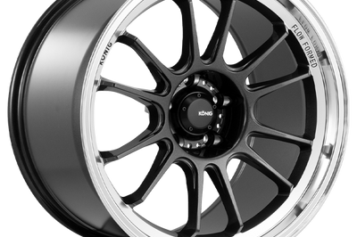 Konig Hypergram 18x9.5 5x114.3 ET35 Metallic Carbon w/ Machined Lip - Wheels