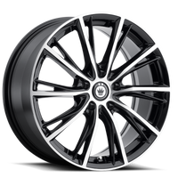 Konig Impression 18x8 5x115 ET40 Gloss Black w/ Machined Face - Wheels
