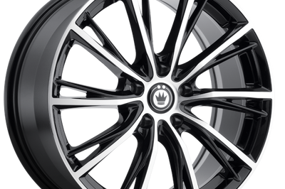 Konig Impression 18x8 5x115 ET40 Gloss Black w/ Machined Face - Wheels