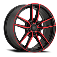 Konig Myth 18x8 5x112 ET43 Gloss Black w/ Red Tinted Clearcoat - Wheels