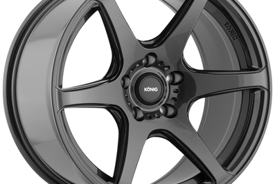 Konig Tandem 17x9.5 5x114.3 ET15 Gloss Graphite - Wheels
