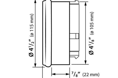 Koso Hd-05 4.5’’ Gauge Chrome Bezel Pre Canbus - Harddrive Products
