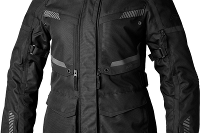 Rst Ladies Maverick Evo Ce Jacket Black/black Textile 3xl - Black/Black / X-Small