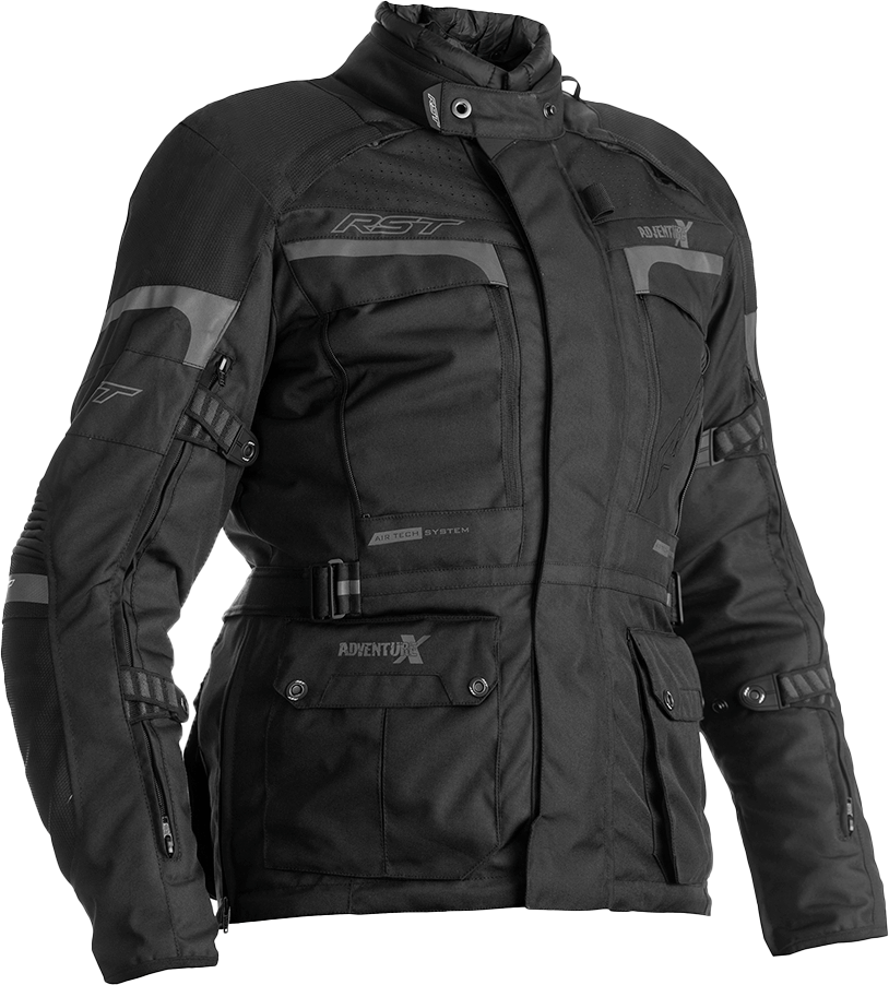 Rst Ladies Pro Series Adventure-x Ce Jacket Blk/blk Textile 3xl - Black/Black / X-Small