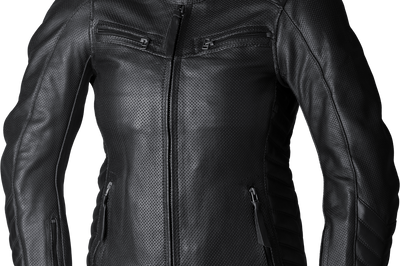 Rst Ladies Roadster Air Ce Jacket Brown Leather 3xl - Black