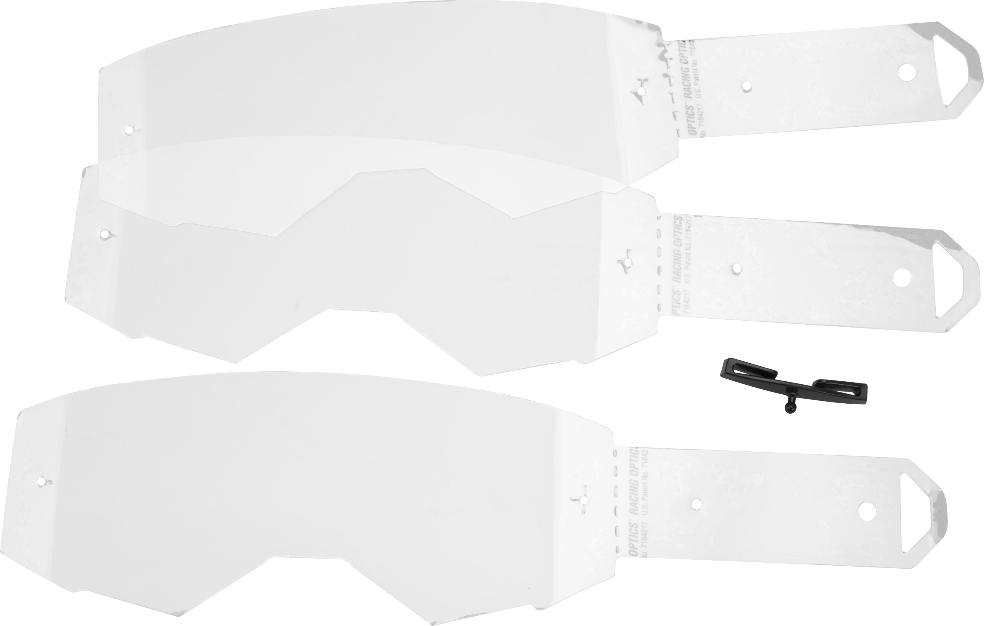Fly Racing Laminate Tear-offs 3 Stack / Pk - Gear