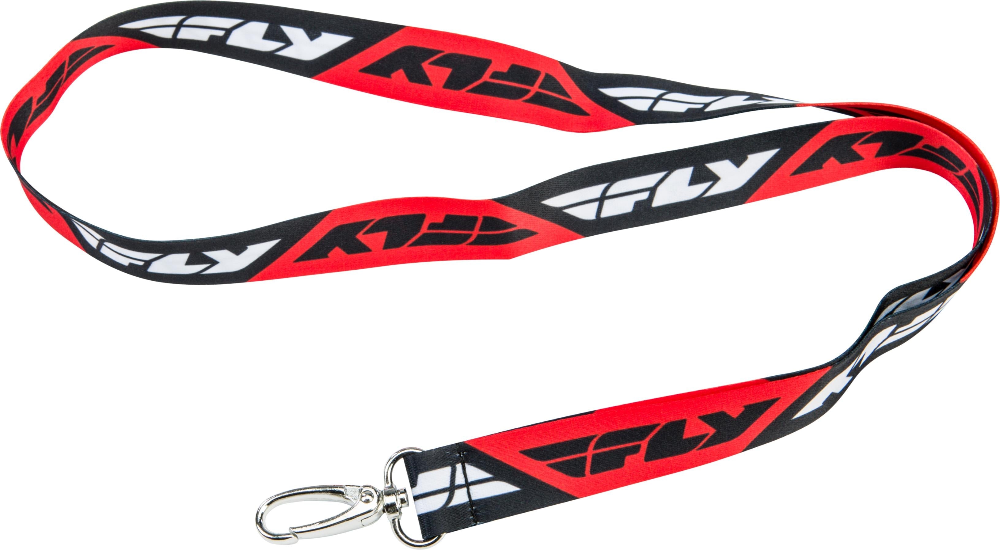 Fly Racing Lanyard Red/black/white - Red/Black/White