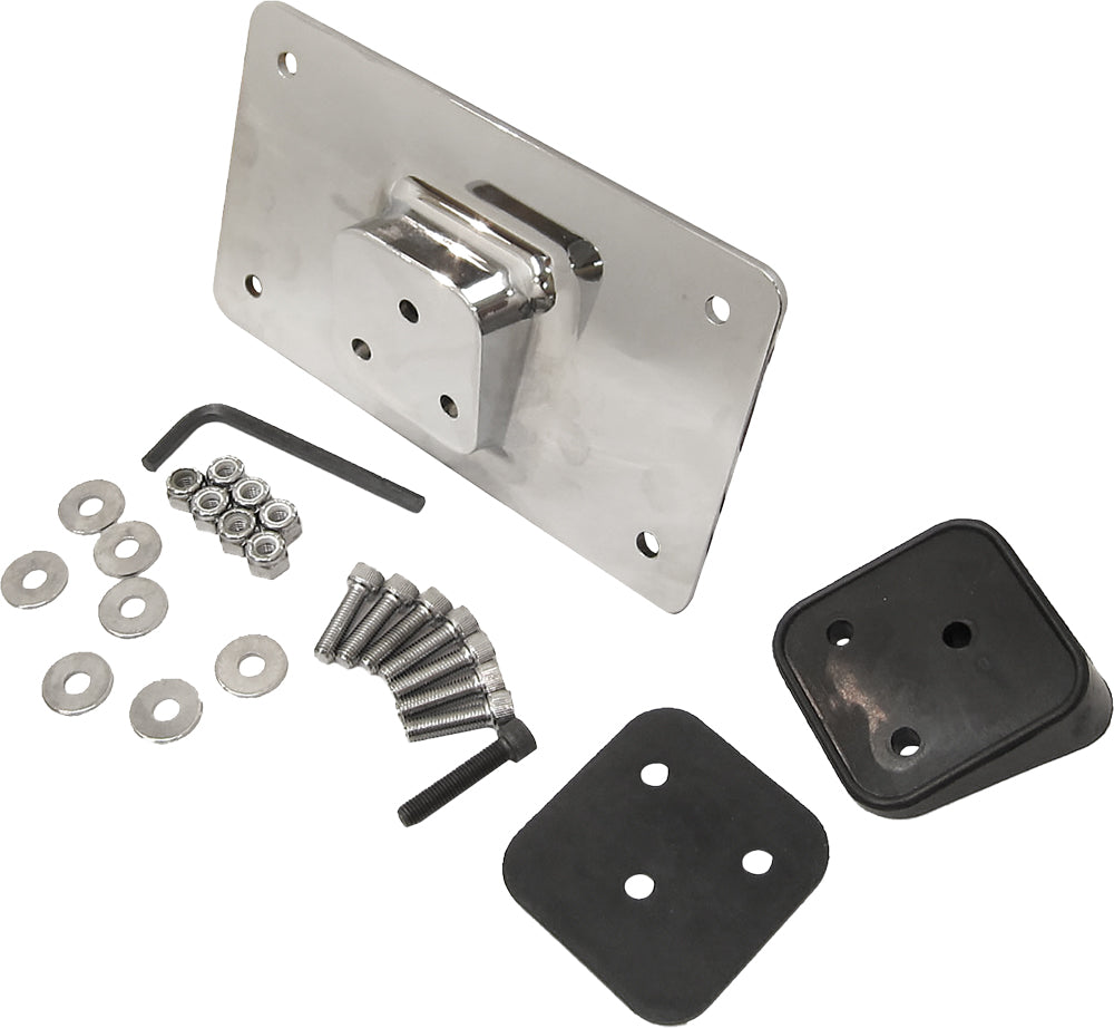 Harddrive Lay Down License Plate Mount Fender Chrome - Products
