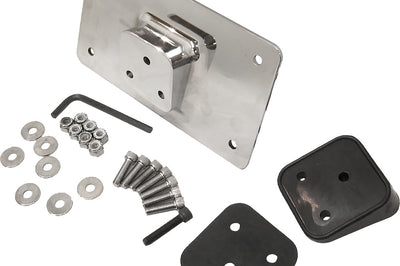 Harddrive Lay Down License Plate Mount Fender Chrome - Products